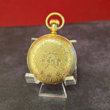 1885 Waltham Pocket Watch Grade Wm. Ellery 11 Jewels 6s Engraved Hunter G.F. Case