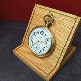 1919 ELGIN Pocket Watch Openface 16s Lever Set G.F. Grade 466 17J ADJ. U.S.A.