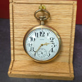 1919 ELGIN Pocket Watch Openface 16s Lever Set G.F. Grade 466 17J ADJ. U.S.A.