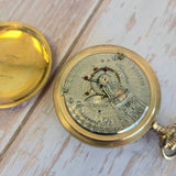 1890s Waltham Pocket Watch Open face 18s Grade Crescent St. Adjusted 17 Jewels