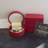 BULOVA American Girl "M" Watch 96L333 Limited Edition Wristwatch ALL S.S. - ALL Original 2-Box & Papers