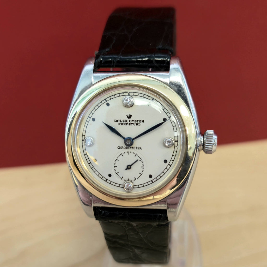 1940s Rolex Oyster Perpetual Bubbleback Automatic Chronometer – SECOND ...