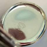 1928 ELGIN Dress Pocket Watch 12s Openface Grade 315 15 Jewels 925 Sterling Silver Case Decorated Dial