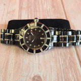 Bulova Accu Swiss Ladies Watch 65R156 Mirador Diamond Date 36mm Ceramic Wristwatch