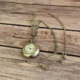 1896 Elgin Pocket Watch Pendant Necklace 0s 7J Sterling Silver Multilink Chain