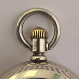 1894 Elgin Pocket Watch 18s Open face Grade 10 11 Jewels Lever Set Roman Numerals