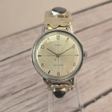 Vintage Timex Self-Wind Watch 35mm Automatic Wristwatch on a LT Silver Cuff Bracelet with Onix