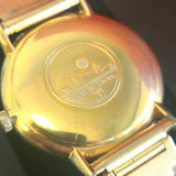 Vintage Tissot Seastar Seven Militar Watch 36mm Striped Dial Dress Wristwatch