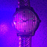 Vintage Tissot Seastar Seven Militar Watch 36mm Striped Dial Dress Wristwatch