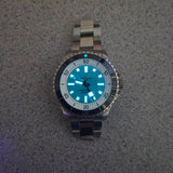 Breitling Superocean Automatic Watch A17376 Chronometer Turquoise Dial 44mm ALL S.S.