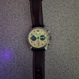 Bremont Automatic Chronograph Watch ALT1-C Date Cream Dial 43mm Chronometer Wristwatch B&P