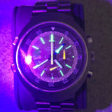 1969 Omega Flightmaster Chronograph Watch 143.013 Cal. 910 17 Jewels  43mm - ALL S.S. Original Bracelet