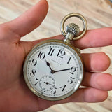 Vintage Tiffany & Co. Oversized "Goliath" Pocket Watch Openface 70mm Swiss Made