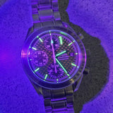 Omega Speedmaster Racing Automatic Watch World Champion 2001 Michael Schumacher Limited Edition 175.0086