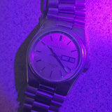 Vintage Eterna-Matic Kontiki 20 Watch Day/Date 37mm ALL S.S. - Original Bracelet