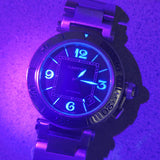 Cartier Pasha Seatimer Automatic Watch Ref. 2790 Date 40mm Black Dial ALL S.S.