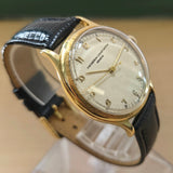 1942 Vacheron & Constantin Patrimony Watch Fancy Engraved Bezel 18K 35mm Cal. V454