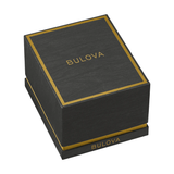 Bulova Surveyor Automatic Watch 98A338 Green Dial 21 Jewels 39mm ALL 2-Tone S.S.