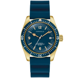 Caravelle Vintage Sea Hunter Automatic Watch 44B129 By Bulova 39mm Gold S.S.