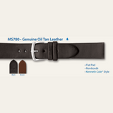 MS780 - Genuine Oil Tan Leather - Hadley Roma Watch Strap