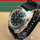 Vintage CLEBAR Chronograph Dive Watch Incabloc Valjoux 7733 17 Jewels 37mm S.S. Swiss Wristwatch