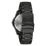 Bulova Sport Quartz Men's Watch 98B463 Black S.S. Case and Bracelet 42.5mm Box & Papers