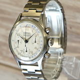 Vintage Wittnauer Professional Chronograph Watch Valjoux 72 36mm S.S. Swiss Made Wristwatch