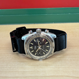 Vintage CLEBAR Chronograph Dive Watch Incabloc Valjoux 7733 17 Jewels 37mm S.S. Swiss Wristwatch