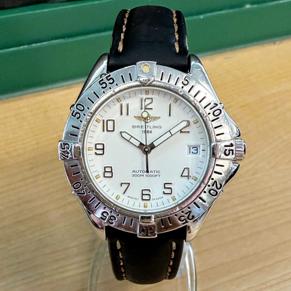 Breitling Colt A17035 White Dial Automatic Men’s Watch – Front View