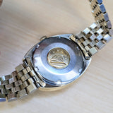 Case back showing Omega Constellation Observatory medallion