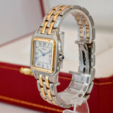 Cartier Panthere Quartz Watch 29mm Date 2-Tone SS 2-Row Yellow Gold Bracelet - Box & Papers