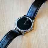 MOVADO MUSEUM CLASSIC Watch Black Dial 30M W.R. MO.01.1.14.6000 - ALL Original In Box