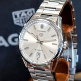 TAG HEUER CARRERA DATE Automatic Watch 39mm Calibre 5 Swiss Wristwatch WBN2111 - ALL Original, Box & Papers!