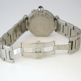 Cartier Pasha Seatimer Automatic Watch Ref. 2790 Date 40mm White Dial ALL S.S.