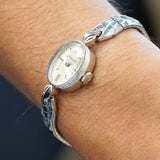 1940 Ladies LeCoultre Cocktail Watch 17 Jewels Cal. K840 ALL 10K White Gold Filled Wristwatch