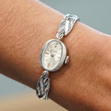 1940 Ladies LeCoultre Cocktail Watch 17 Jewels Cal. K840 ALL 10K White Gold Filled Wristwatch