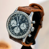 1965 BREITLING Navitimer 806 Chronograph Transitional Watch 17 Jewels Venus 178 Wristwatch