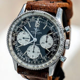 1965 BREITLING Navitimer 806 Chronograph Transitional Watch 17 Jewels Venus 178 Wristwatch