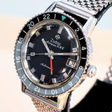 Vintage ZODIAC Aerospace GMT Diver Watch Ref. 752-934 Automatic Wristwatch - ALL S.S.