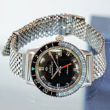 Vintage ZODIAC Aerospace GMT Diver Watch Ref. 752-934 Automatic Wristwatch - ALL S.S.