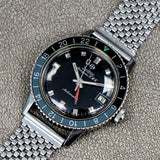 Vintage ZODIAC Aerospace GMT Diver Watch Ref. 752-934 Automatic Wristwatch - ALL S.S.