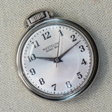 Vintage WESTCLOX Pocket Ben Pocket Watch - Silver-Tone Round Case U.S.A.