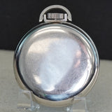 Vintage WESTCLOX Pocket Ben Pocket Watch - Silver-Tone Round Case U.S.A.