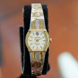 Vintage Ladies ELGIN Diamond Quartz Watch Two-Tone - Ref. EK247-007 Wristwatch