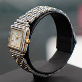 Vintage Ladies SEIKO Quartz Watch ALL S.S. Two-Tone Quartz Wristwatch - V401-5849