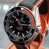 PAGANI DESIGN Automatic Diver Watch Ceramic Bezel ALL S.S. 100M Water Resistant - Brand New!