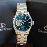 ORIENT STAR Semi Skeleton Automatic Watch RK-AT0003E Dark Green Dial - ALL ORIGINAL!