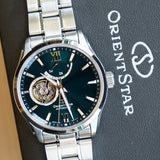 ORIENT STAR Semi Skeleton Automatic Watch RK-AT0003E Dark Green Dial - ALL ORIGINAL!