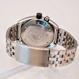 Aquastar Geneve Regate Automatic Watch Yacht Time 5-Dot Countdown Indicator 39mm S.S. Lemania 1345