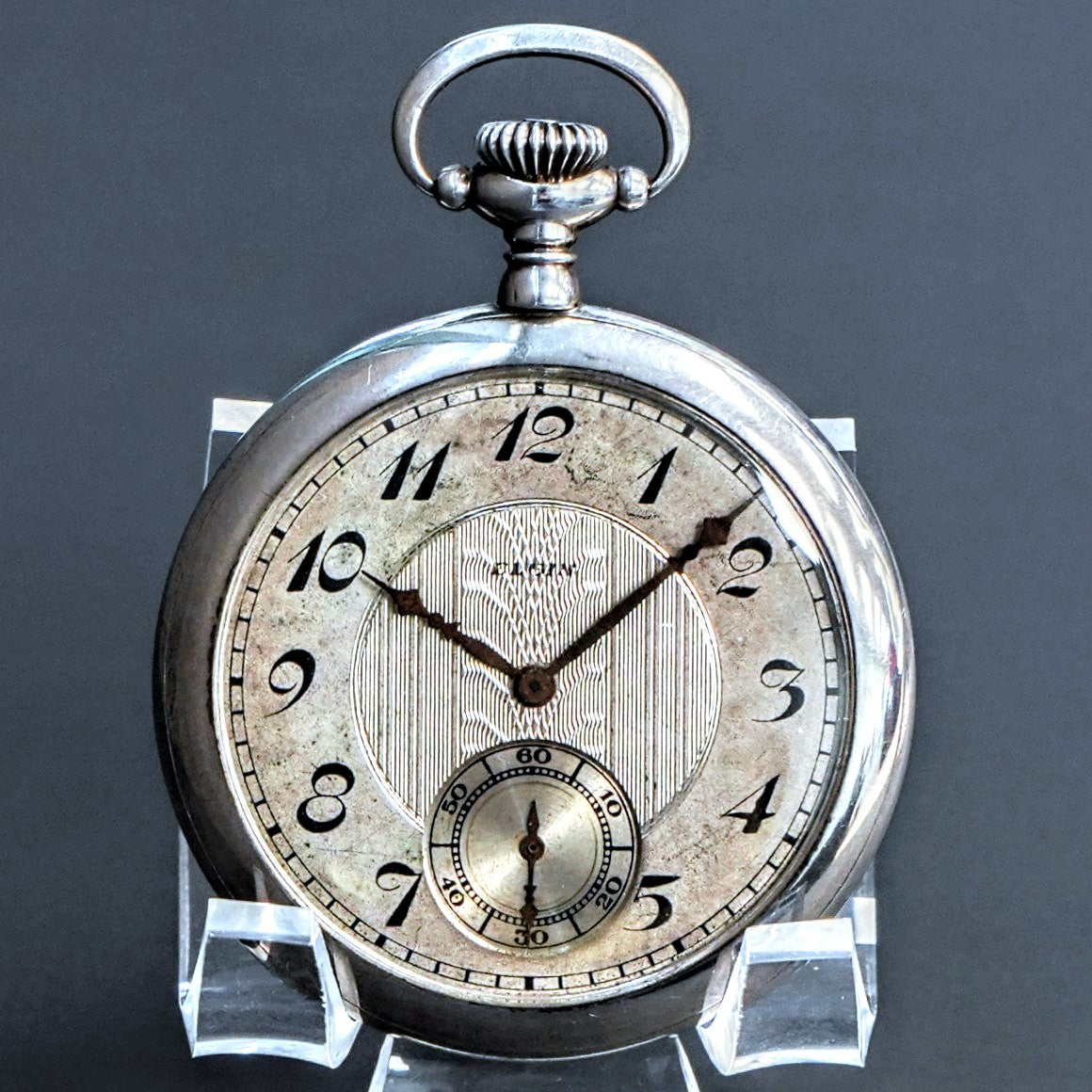 1928 ELGIN Dress Pocket Watch 12s Openface Grade 315 15 Jewels 925